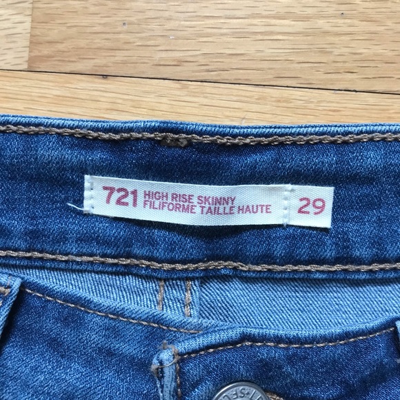 Levi’s 721 high rise skinny - 29 - Picture 7 of 9